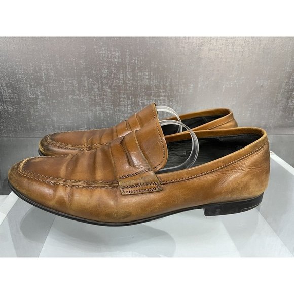 To Boot New York Adam Derrick Brown Leather Loafers Shoes Men\'s Sz 10.5 (Z13) main image 12